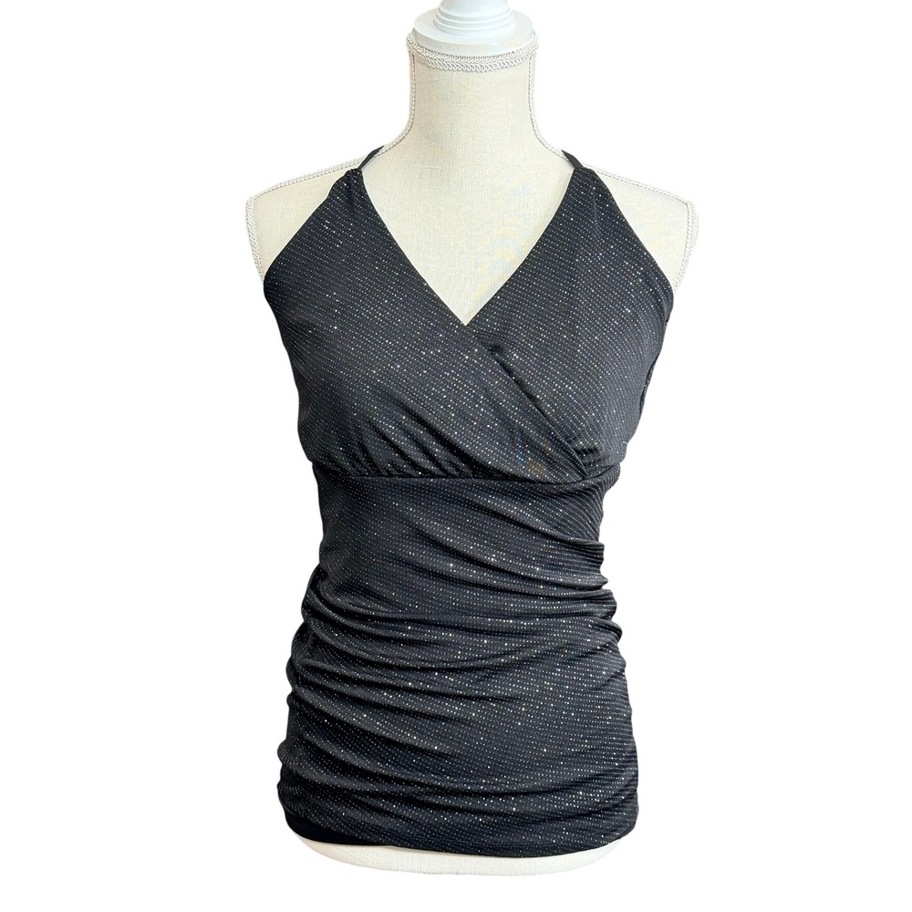 Forever 21 Mini Dress Women Small NEW Ruched‎ Bodycon Festival Glam Mob Wife